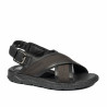 Sandale barbati 364 negru combinat