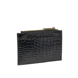 Portcard 209g croco lac negru