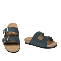Sandale barbati 365 nabuc indigo