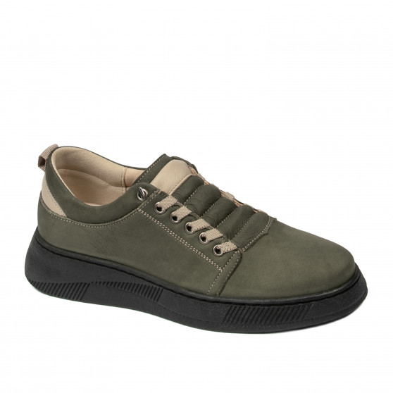 Pantofi sport adolescenti 8006 bufo kaki combinat