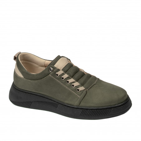 Pantofi sport adolescenti 8006 bufo kaki combinat