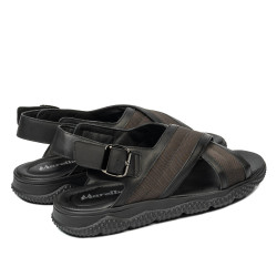 Sandale barbati 364 negru combinat