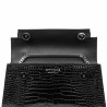 Geanta dama de umar 041g 01 croco lac negru