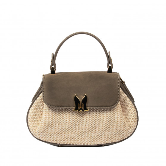Geanta dama de mana 042g bufo taupe