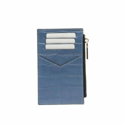 209g kék égbolt krokodilbőr kártyatartó