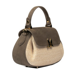 Geanta dama de mana 043g bufo taupe