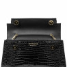 Geanta dama de umar 041g croco lac negru
