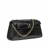 Geanta dama de umar 041g croco lac negru