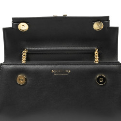 041g fekete napa női váll táska