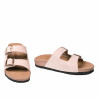 Sandale dama 5117 nabuc peach