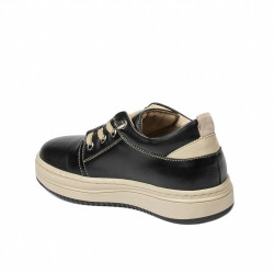 Pantofi copii 2028 negru combinat
