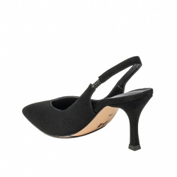 Női szandál 1343 fekete velúr