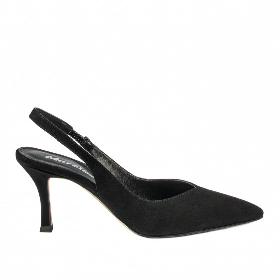 Sandale dama 1343 negru velur
