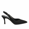 Sandale dama 1343 negru velur