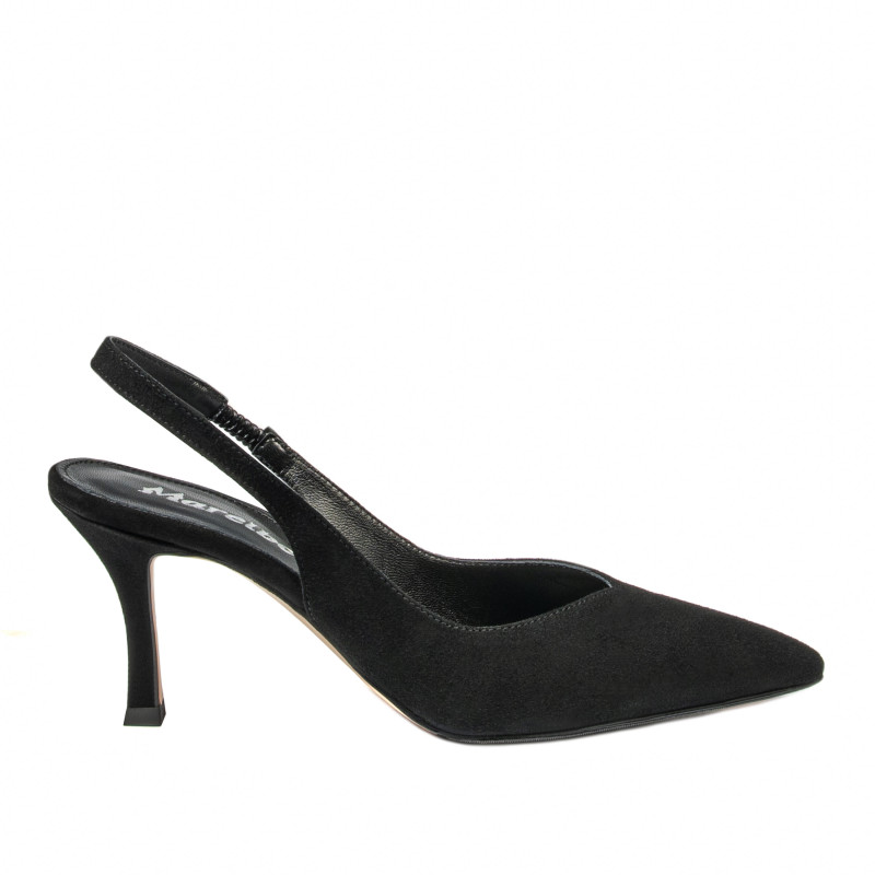 Sandale dama 1343 negru velur