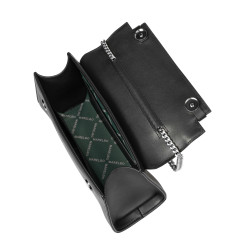 Női váll táska 041g 01 fekete napa