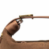 Geanta dama de mana 037g suede maro