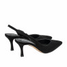 Sandale dama 1343 negru velur