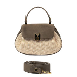 Geanta dama de mana 043g bufo taupe