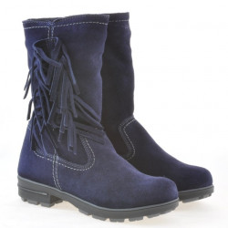 Cizme copii 3208 indigo velur