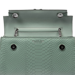 Női válltáska 041g 01 krokodilpisztácia