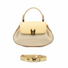 Női kézitáska 042g vajsárga+raffia