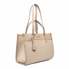 Női strandtáska 045g nude+raffia