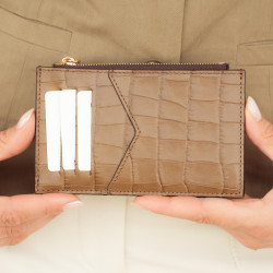 Portcard 209g croco barna lifestyle