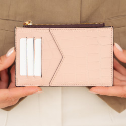 209g puderpink krokodil kártyatartó lifestyle