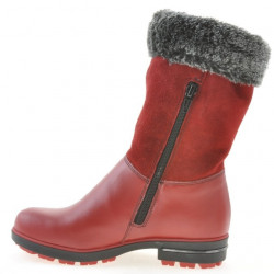 Cizme copii 3202 rosu combinat