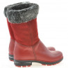Cizme copii 3202 rosu combinat