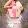 044g 01 rózsaszín barbie+nád női strandtáska