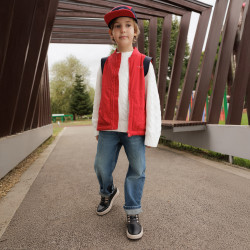 Gyerekcipő 2028 fekete kombinált lifestyle