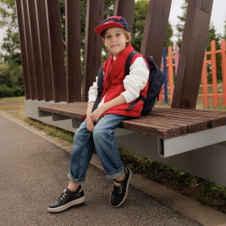 Gyerekcipő 2028 fekete kombinált lifestyle