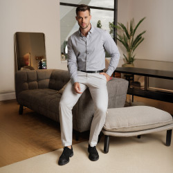 Férfi alkalmi cipő 989 fekete velúr lifestyle