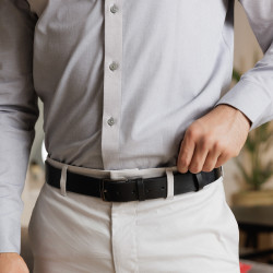 Férfi öv 53b fekete lifestyle