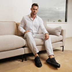 Férfi alkalmi/sportcipő 991 fekete lifestyle