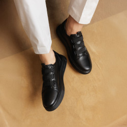 Férfi alkalmi/sportcipő 991 fekete lifestyle