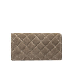 Női válltáska 048g velúr homokkő