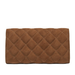 Női válltáska 048g barna velúr