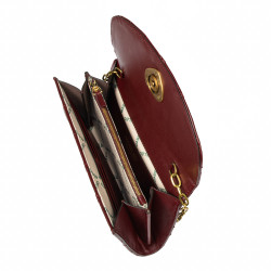 Kézitáska női válpánttal 048g bordó