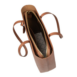 Női váll táska 034g safiano karamell