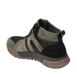 Férfi bakancs 4153 bufo khaki+fekete