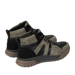 Férfi bakancs 4153 bufo khaki+fekete