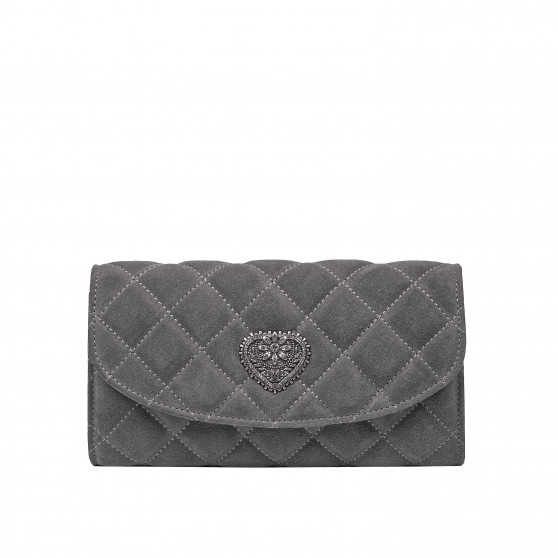 Női váll táska 048g 01 szürke velúr