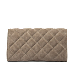 Női válltáska 048g 01 velúr homokkő