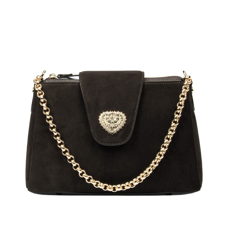 Női váll táska 051g espresso velúr