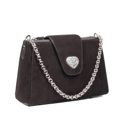 Női váll táska 051g 01 kávé camoscio