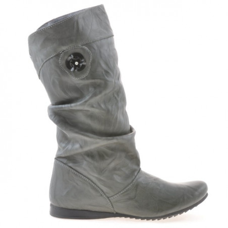 Női csizma 257 szürke crep