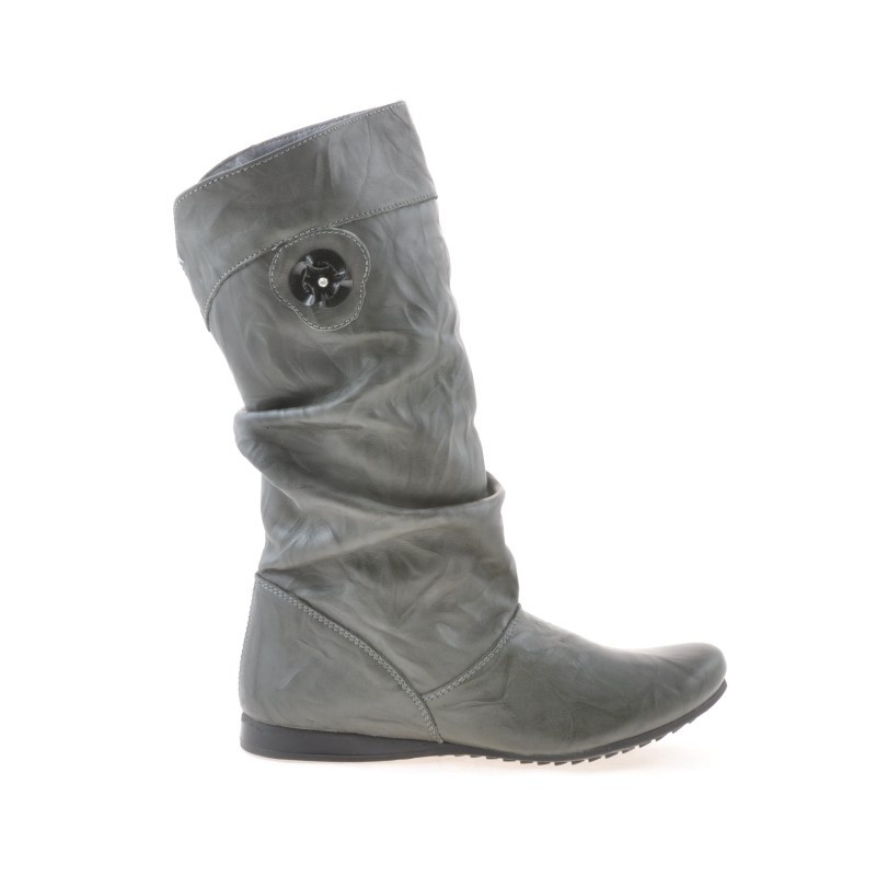 Női csizma 257 szürke crep